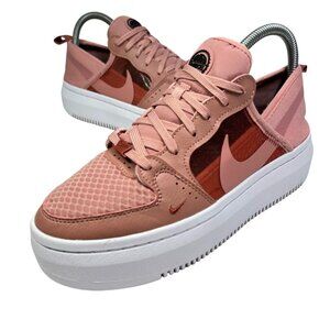 Nike Court Vision Alta Women's Sneakers Rust Pink CW6536-600 Size 9 EUC
